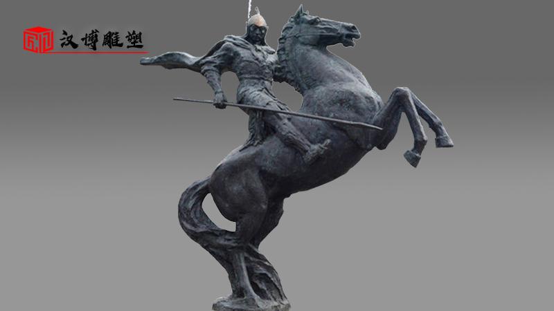 产品介绍 雕塑材质 铸铜雕塑将军骑马雕塑创意来源于蒙古族饮酒礼仪